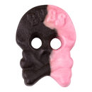 Bubs Foamy Raspberry Licorice Skulls